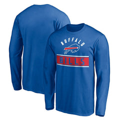 Buffalo Bills Team Arch Knockout Long Sleeve T-Shirt - Royal T-shirts
