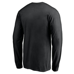Las Vegas Raiders Team Arch Knockout Long Sleeve T-Shirt - Black T-shirts