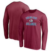 Colorado Avalanche Victory Arch Long Sleeve T-Shirt - Burgundy | US 200273621