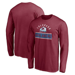 Colorado Avalanche Team Arch Knockout Long Sleeve T-Shirt - Burgundy | US 200274453
