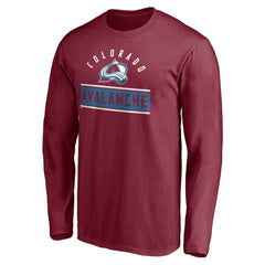 Colorado Avalanche Team Arch Knockout Long Sleeve T-Shirt - Burgundy | US 200274453