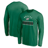 Dallas Stars Team Arch Knockout Long Sleeve T-Shirt - Kelly Green | US 200274455