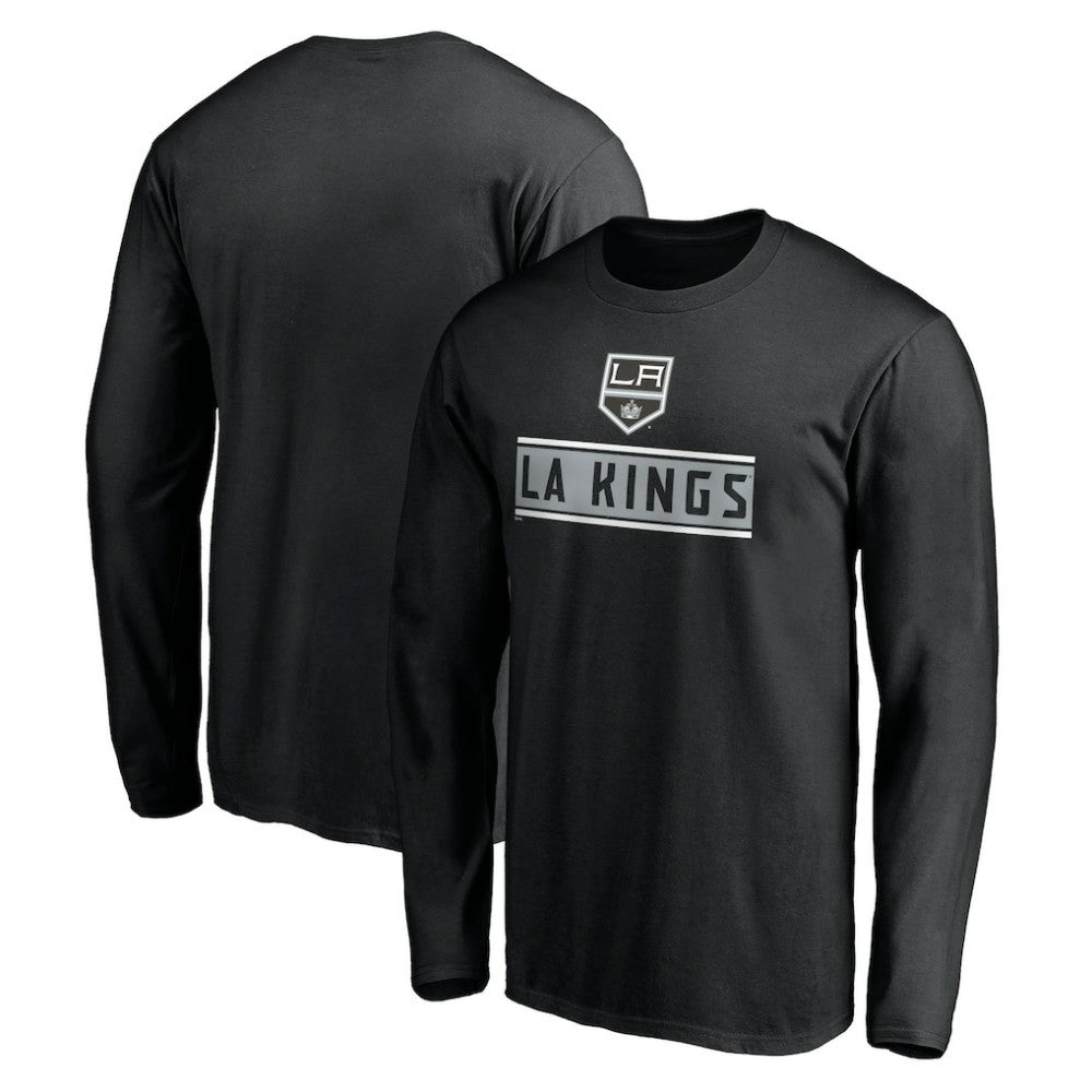 Los Angeles Kings Team Arch Knockout Long Sleeve T-Shirt - Black | US 200274458