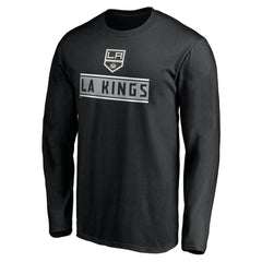 Los Angeles Kings Team Arch Knockout Long Sleeve T-Shirt - Black | US 200274458