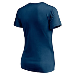 Seattle Kraken Women's Mascot In Bounds V-Neck T-Shirt - Deep Sea Blue | US 200274551