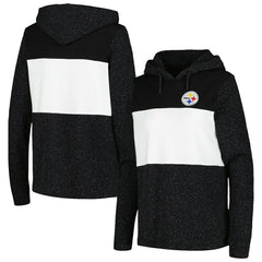 Pittsburgh Steelers Antigua Women's Wicket Pullover Hoodie - Black Hoodies