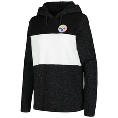 Pittsburgh Steelers Antigua Women's Wicket Pullover Hoodie - Black Hoodies