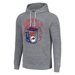 Buffalo Bills Homage Unisex NFL x Guy Fieri’s Flavortown Tri-Blend Pullover Hoodie - Gray Hoodies