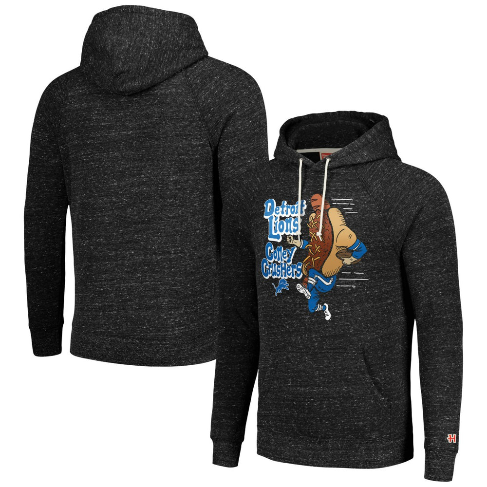 Detroit Lions Homage Unisex NFL x Guy Fieri’s Flavortown Tri-Blend Pullover Hoodie - Charcoal Hoodies