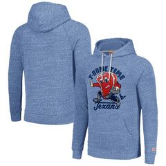 Houston Texans Homage Unisex NFL x Guy Fieri’s Flavortown Tri-Blend Pullover Hoodie - Light Blue Hoodies