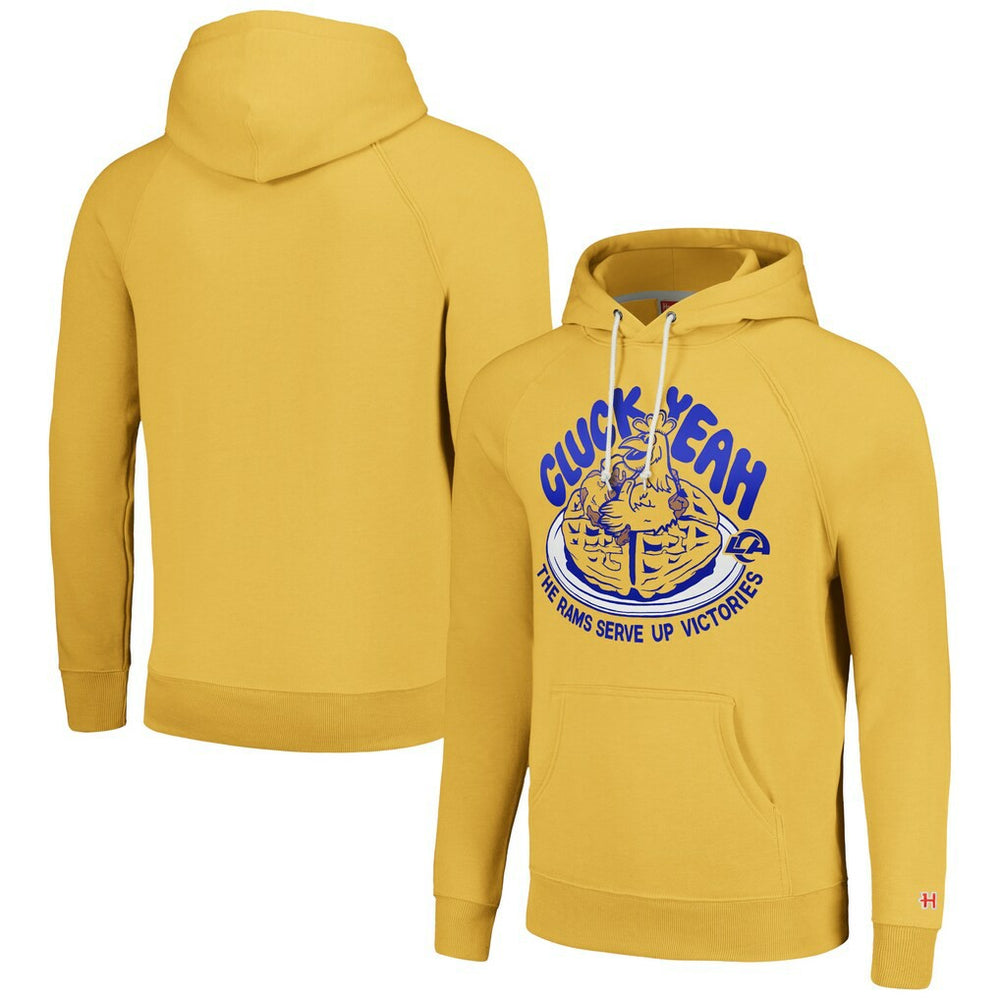 Los Angeles Rams Homage Unisex NFL x Guy Fieri’s Flavortown Tri-Blend Pullover Hoodie - Gold Hoodies