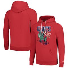 New York Giants Homage Unisex NFL x Guy Fieri’s Flavortown Tri-Blend Pullover Hoodie - Red Hoodies