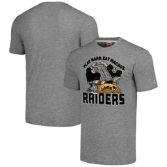 Las Vegas Raiders Homage Unisex NFL x Guy Fieri’s Flavortown Tri-Blend T-Shirt - Gray T-shirts