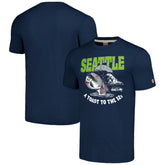 Seattle Seahawks Homage Unisex NFL x Guy Fieri’s Flavortown Tri-Blend T-Shirt - Navy T-shirts