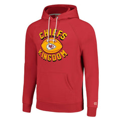 Kansas City Chiefs Homage Unisex Hyperlocal Raglan Pullover Hoodie - Red Hoodies