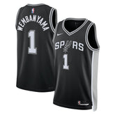 Victor Wembanyama San Antonio Spurs Unisex 2023 NBA Draft First Round Pick Swingman Jersey Icon Edition Black - Nike