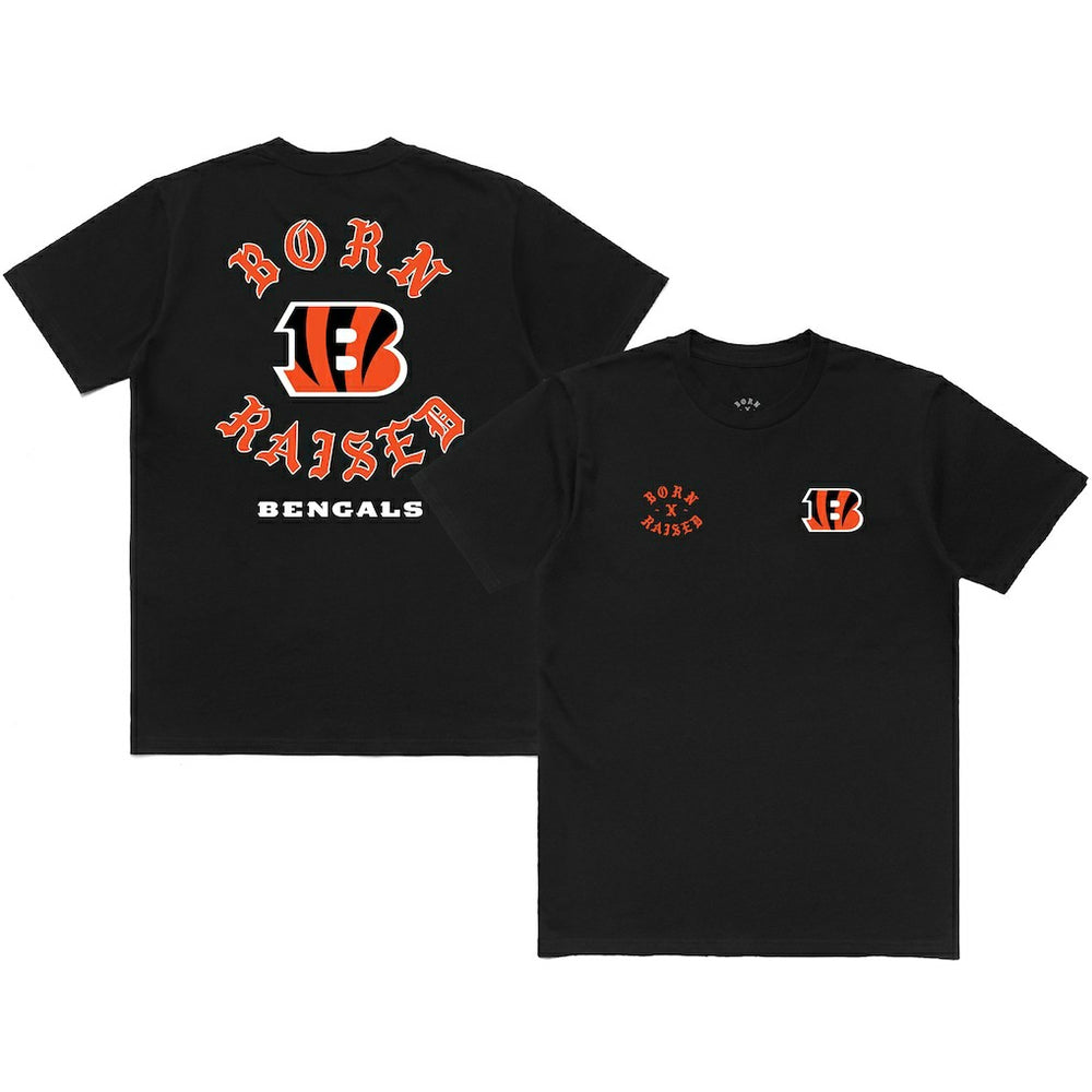 Cincinnati Bengals Born x Raised Unisex T-Shirt - Black T-shirts
