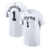 Victor Wembanyama San Antonio Spurs Icon 2022/23 Name & Number T-Shirt White - Nike