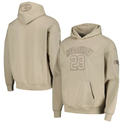 Christian McCaffrey San Francisco 49ers Pro Standard Player Name & Number Pullover Hoodie - Tan Hoodies