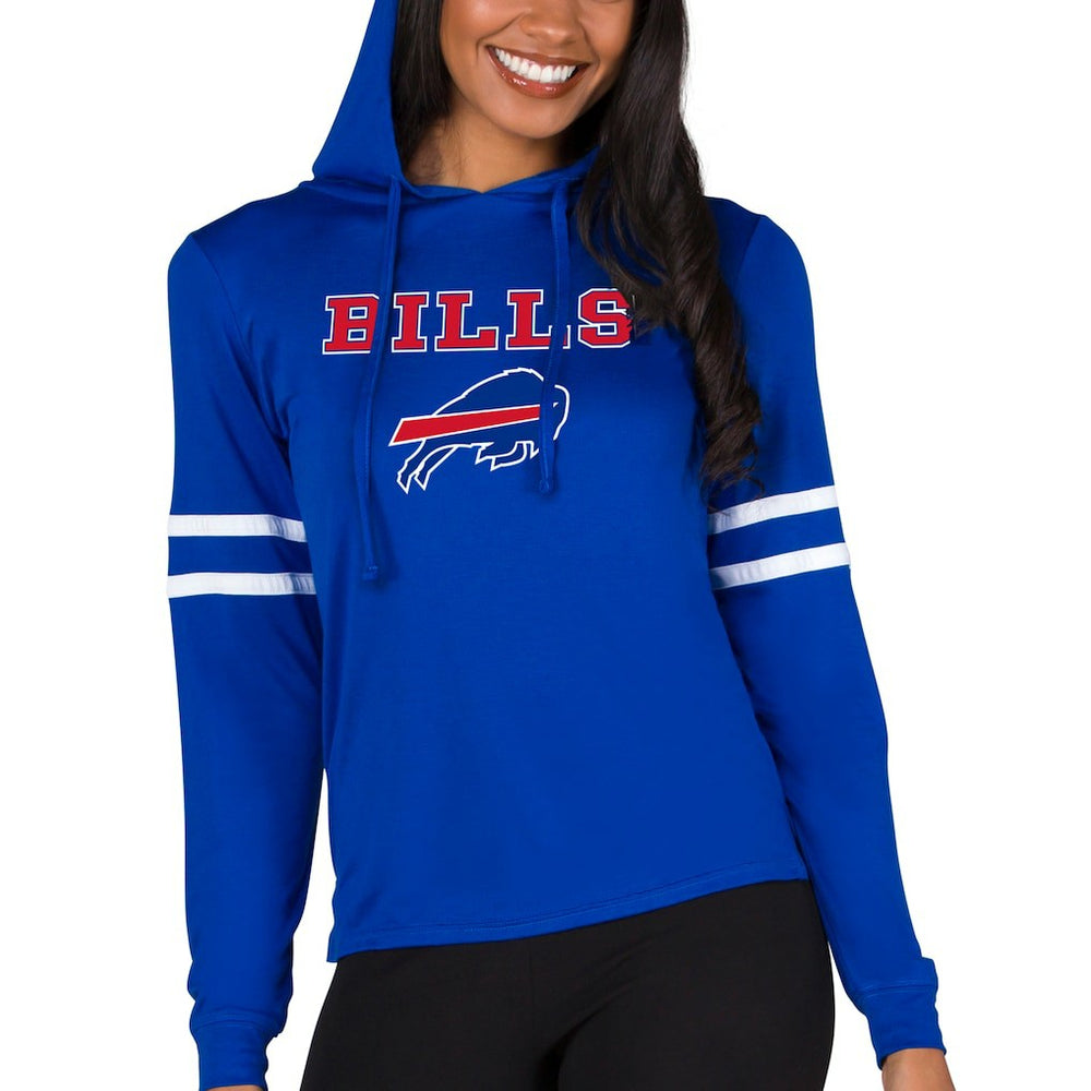 Buffalo Bills Concepts Sport Women's Marathon Lightweight Lounge Pullover Hoodie - Royal Hoodies
