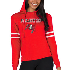 Tampa Bay Buccaneers Concepts Sport Women's Marathon Lightweight Lounge Pullover Hoodie - Red Hoodies
