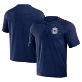 Dallas Cowboys NFL x Darius Rucker Collection Washed Raglan Henley T-Shirt - Navy T-shirts