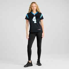 Eddy Pineiro Carolina Panthers Women's Team Game Jersey - Black Jerseys
