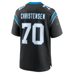 Brady Christensen Carolina Panthers Team Game Jersey - Black Jerseys