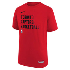 Toronto Raptors Youth Essential Practice T-Shirt Red - Nike