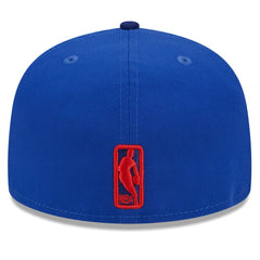 Philadelphia 76ers Rally Drive Checkerboard 59FIFTY Crown Fitted Hat Royal - New Era