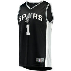 Victor Wembanyama San Antonio Spurs Fast Break Replica Jersey Icon Edition Black - Fanatics