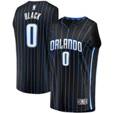 Anthony Black Orlando Magic Fast Break Replica Jersey Icon Edition Black - Fanatics