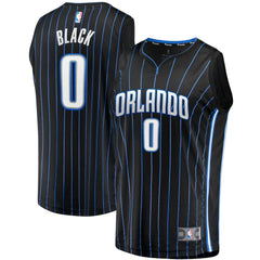 Anthony Black Orlando Magic Youth Fast Break Replica Jersey Icon Edition Black - Fanatics
