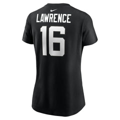 Trevor Lawrence Jacksonville Jaguars Women's Player Name & Number T-Shirt - Black T-shirts
