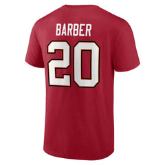 Ronde Barber Tampa Bay Buccaneers Retired Player Icon Name & Number T-Shirt - Red T-shirts