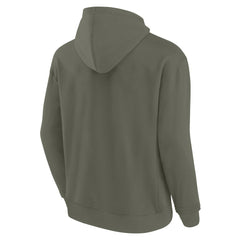 Las Vegas Raiders Unisex Elements Super Soft Fleece Pullover Hoodie - Olive Hoodies