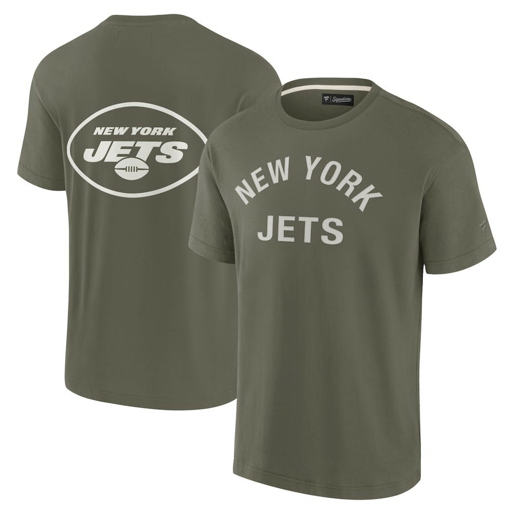 New York Jets Unisex Elements Super Soft Short Sleeve T-Shirt - Olive T-shirts