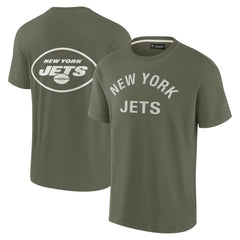 New York Jets Unisex Elements Super Soft Short Sleeve T-Shirt - Olive T-shirts