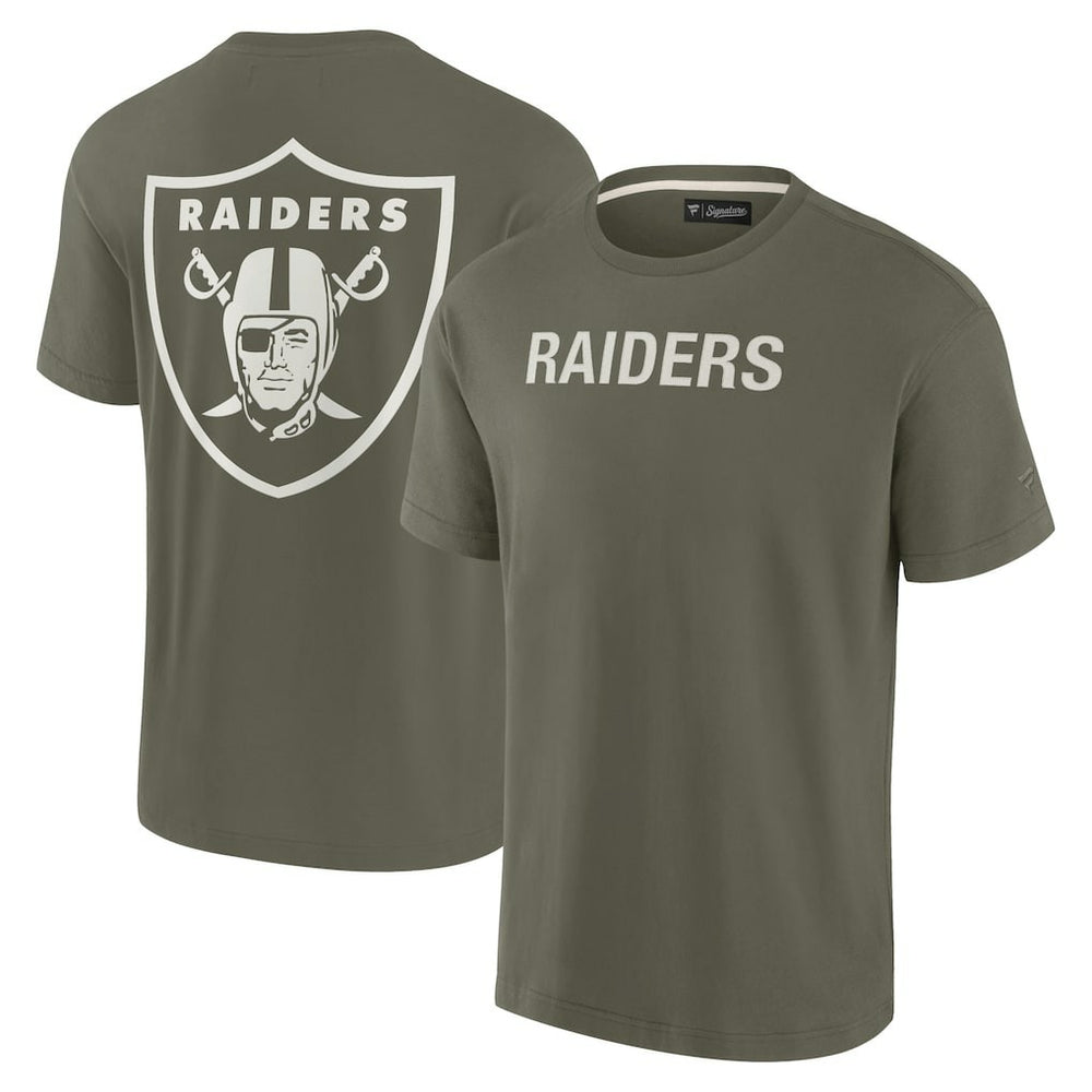 Las Vegas Raiders Unisex Elements Super Soft Short Sleeve T-Shirt - Olive T-shirts
