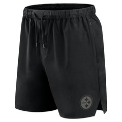 Pittsburgh Steelers Front Office Micro Tonal Shorts - Black Shorts
