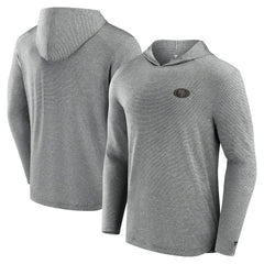 San Francisco 49ers Front Office Tech Lightweight Hoodie T-Shirt - Black Hoodies
