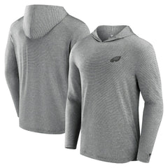 Philadelphia Eagles Front Office Tech Lightweight Hoodie T-Shirt - Black Hoodies