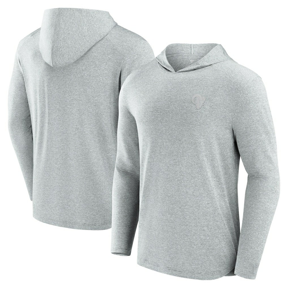 Los Angeles Rams Front Office Tech Lightweight Hoodie T-Shirt - Gray Hoodies