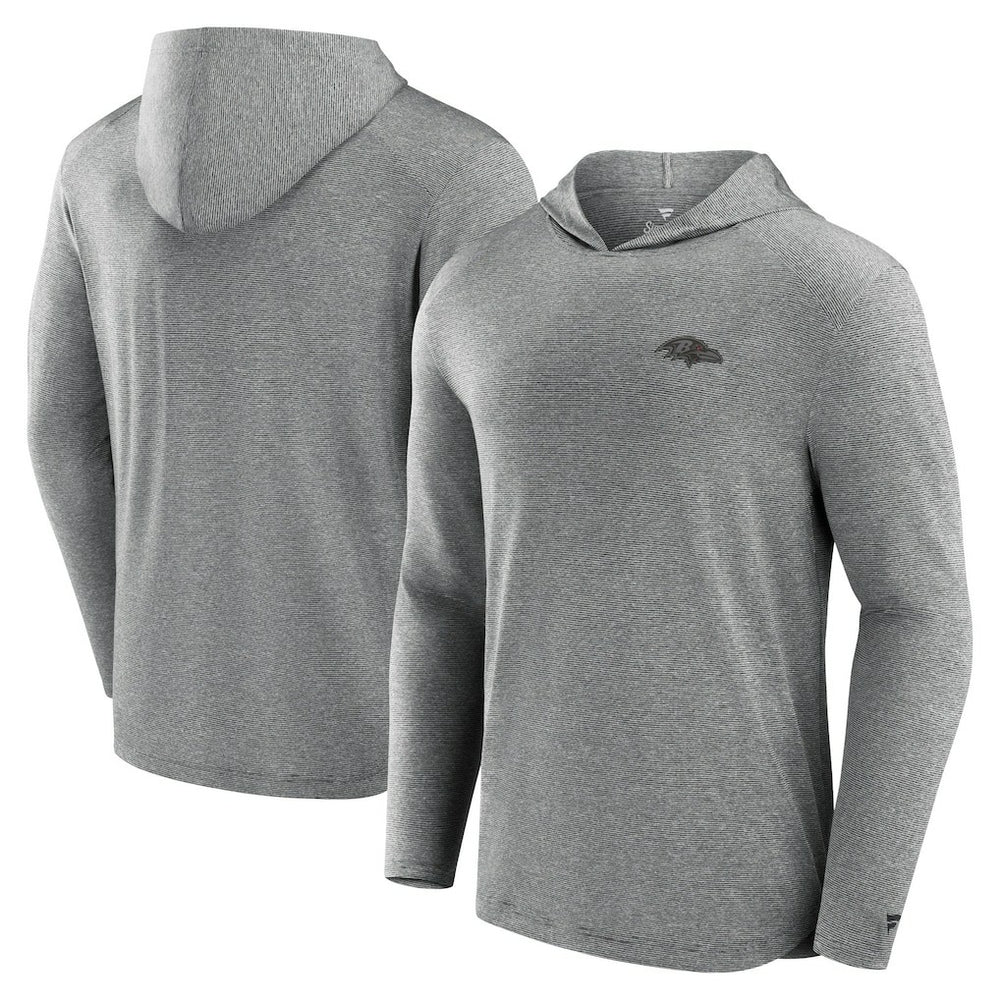 Baltimore Ravens Front Office Tech Lightweight Hoodie T-Shirt - Black Hoodies