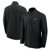 Tampa Bay Buccaneers Front Office Micro Tonal Quarter-Zip Pullover - Black Pullover