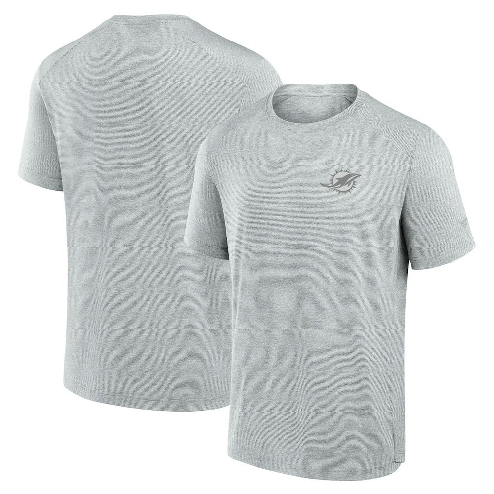 Miami Dolphins Front Office Tech T-Shirt - Gray T-shirts