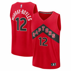 Collin Murray-Boyles Toronto Raptors 2025 NBA Draft First Round Pick Fast Break Replica Jersey Icon Edition Red - Fanatics