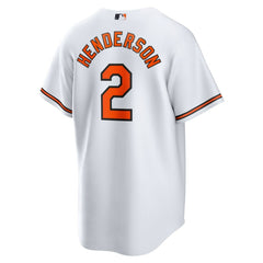 Gunnar Henderson Baltimore Orioles Nike Home Replica Player Jersey - White Jerseys