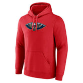 New Orleans Pelicans Primary Logo Pullover Hoodie Red - Fanatics