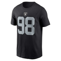 Maxx Crosby Las Vegas Raiders Player Name & Number T-Shirt - Black T-shirts